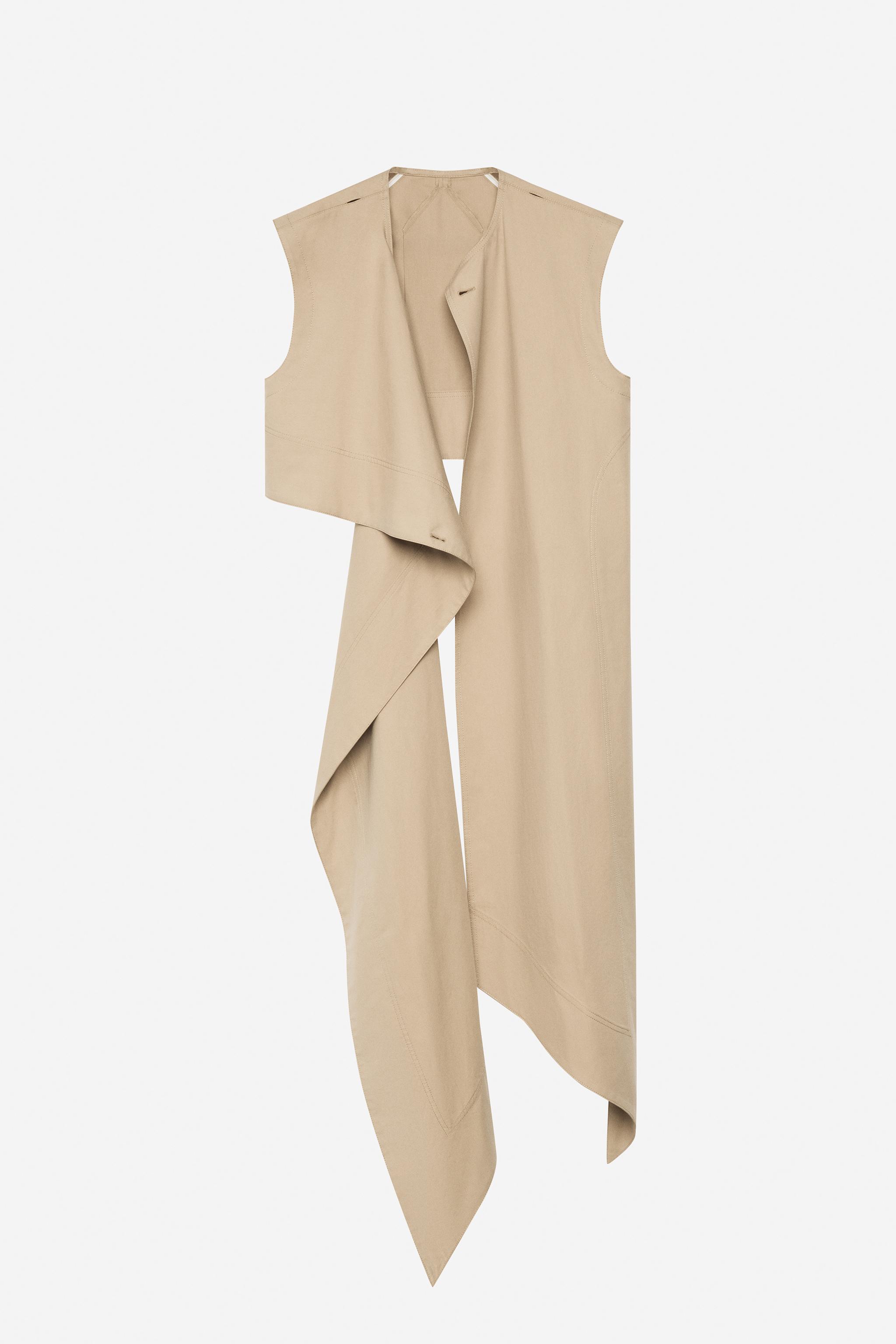 GABARDINE GILET AMOVIBLE 2 EN 1 - THE ITEM ZARA WOMAN